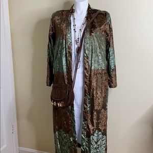 Silverado Brown & Sage Duster/Kimono